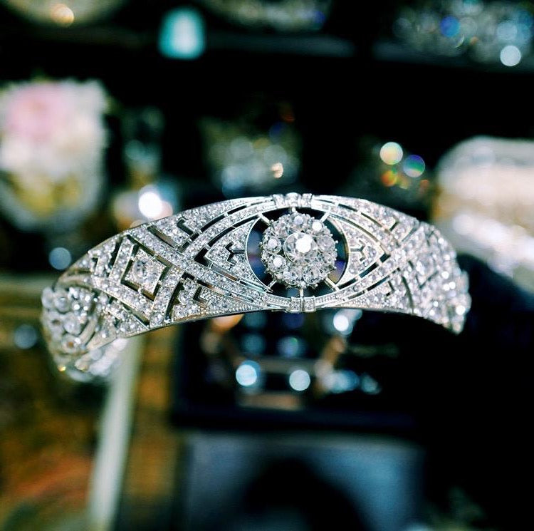 Meghan - Silver Crystal Bridal Tiara