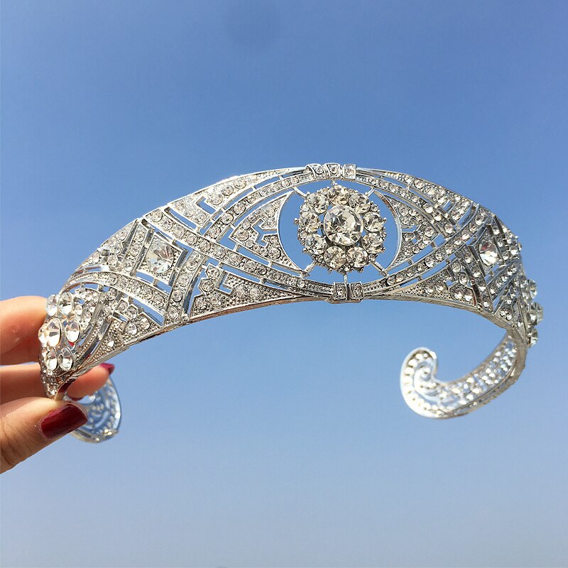 Meghan - Silver Crystal Bridal Tiara