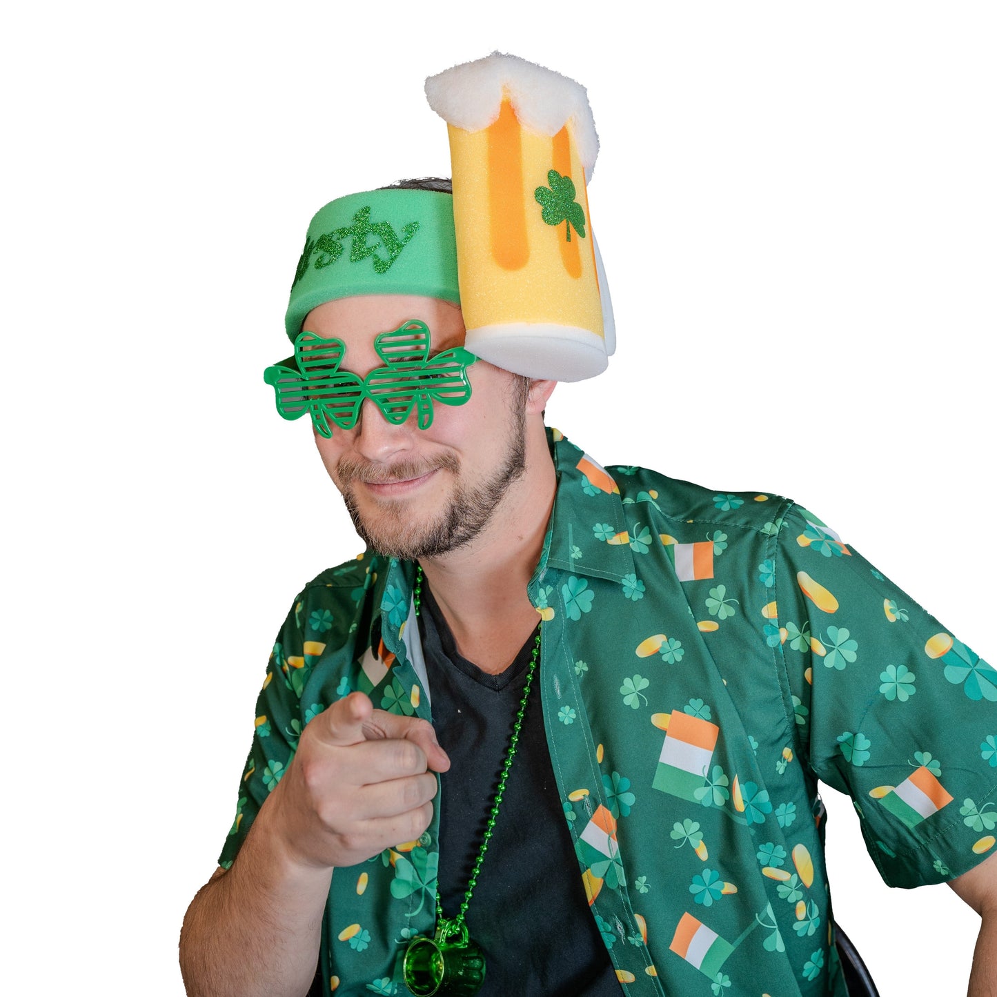 St. Patrick's Beer Mug Headband