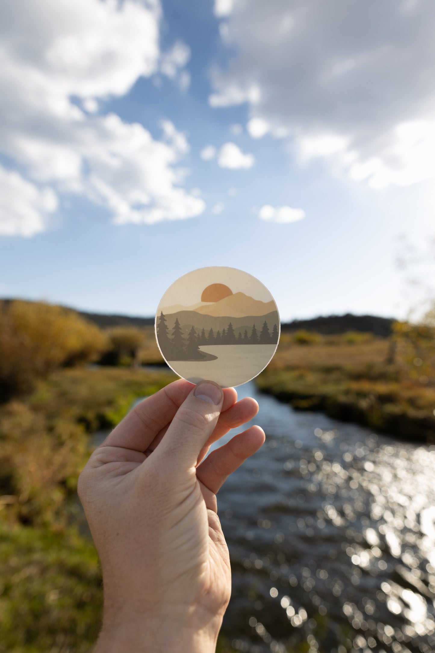 Sunrise Lake Sticker