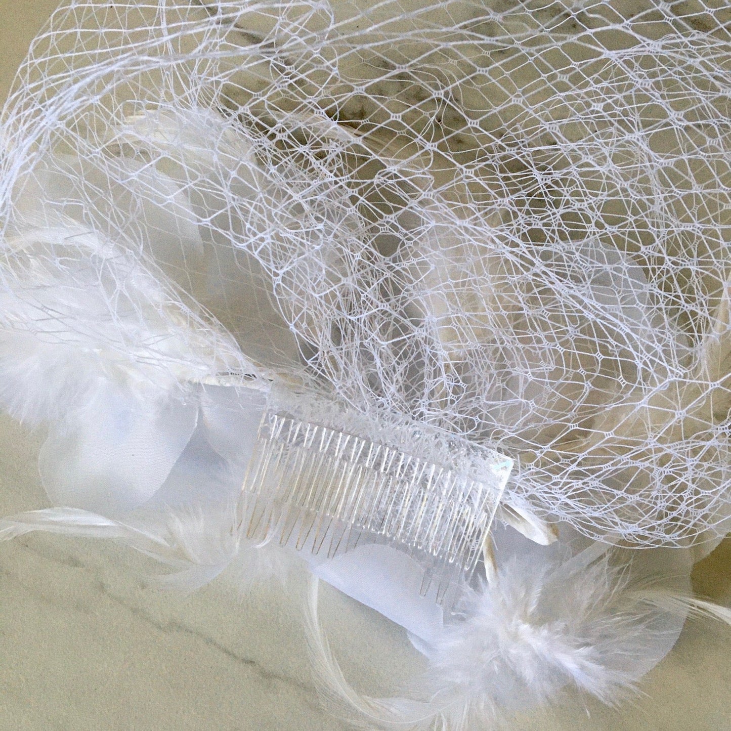 Paulette - Bridal Birdcage Veil