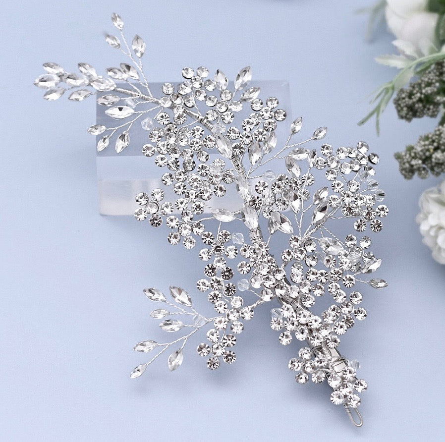 Encantada - Crystal Bridal Headdress - Available in Silver and Gold