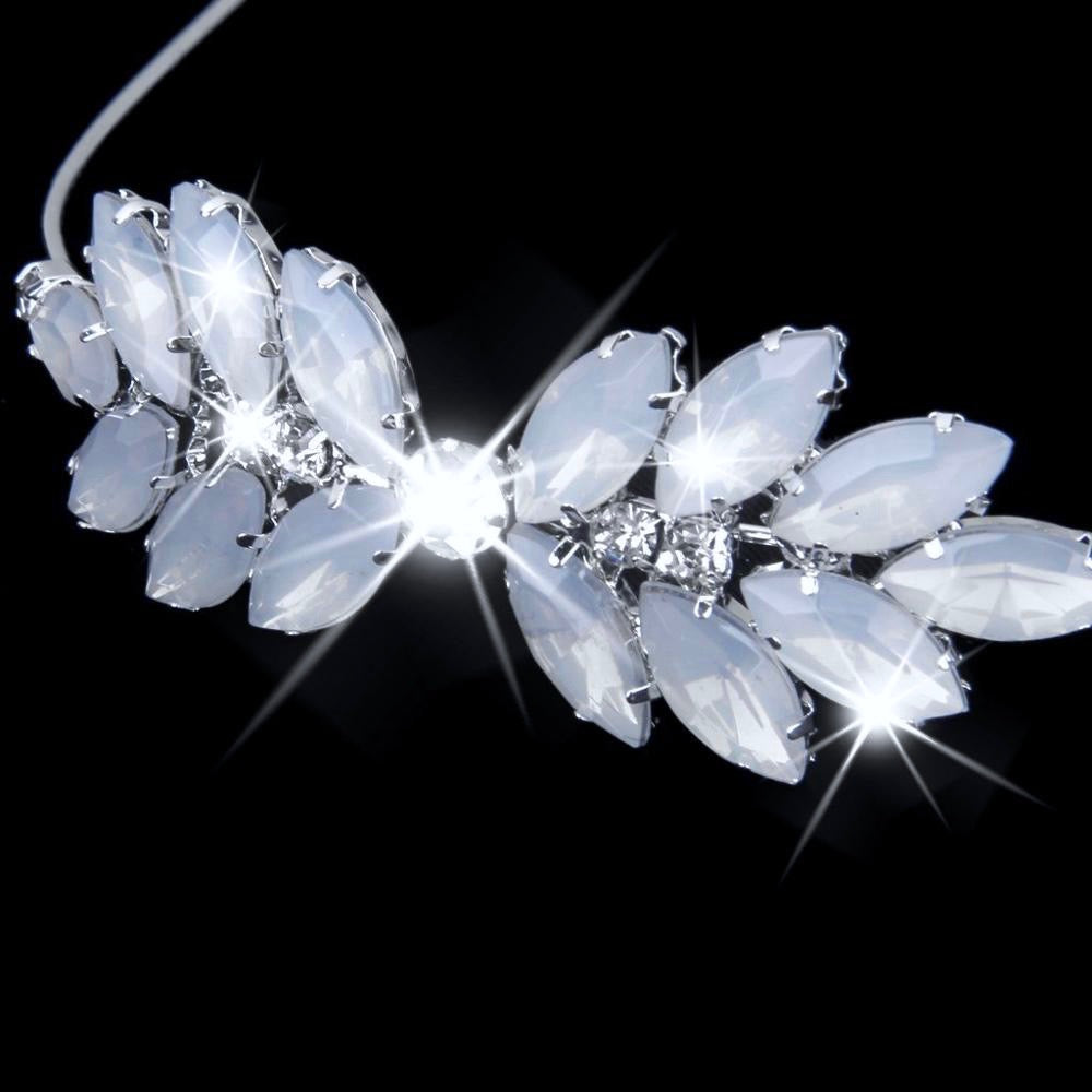 "Ilanis" - Opal Bridal Side Headband