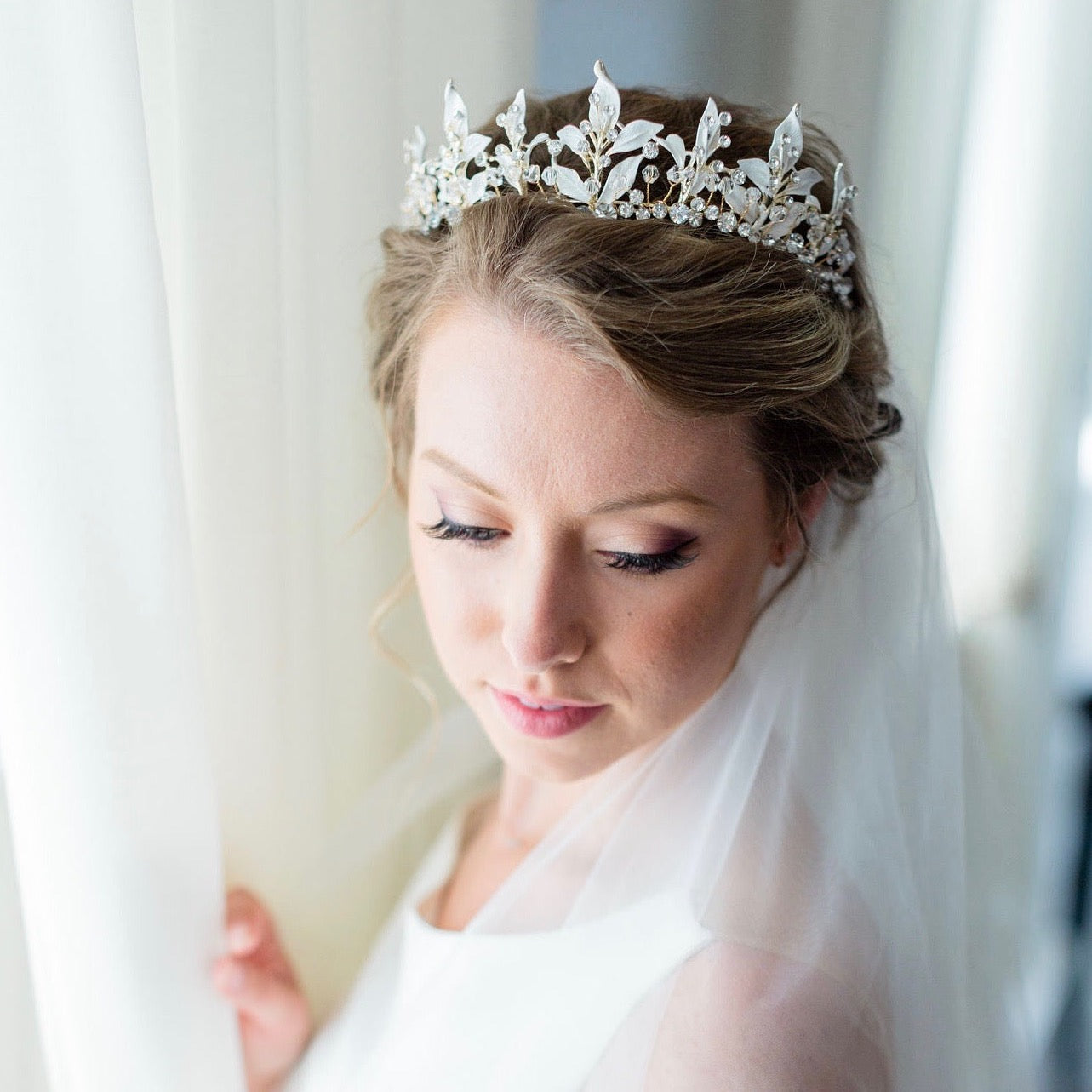 "Kariyah" - Bohemian Crystal Bridal Tiara