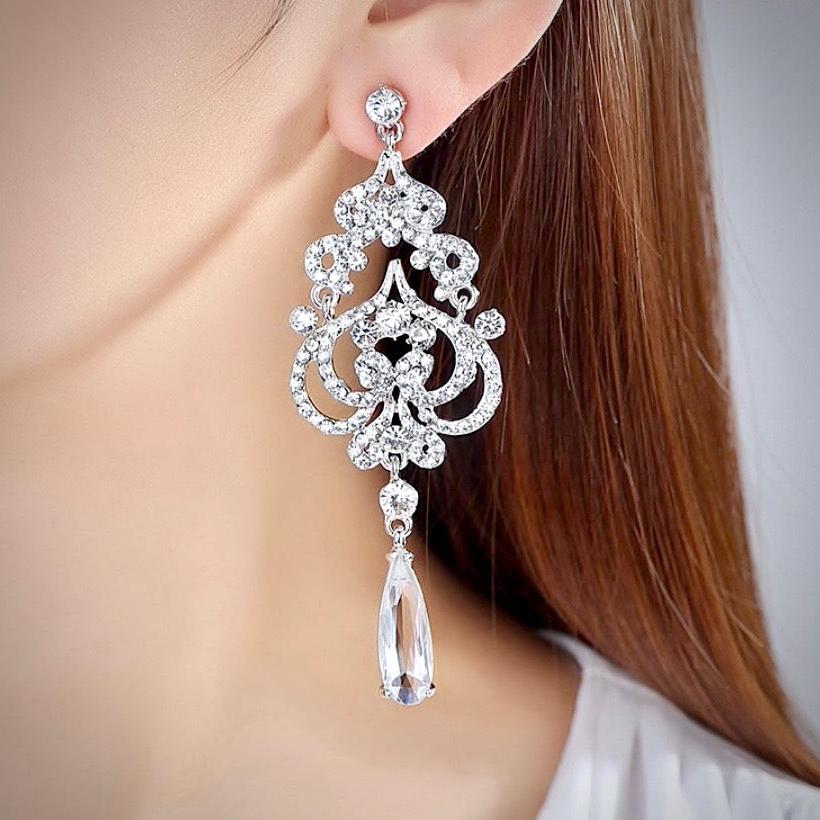 Kelsey - Rhinestone Bridal Earrings