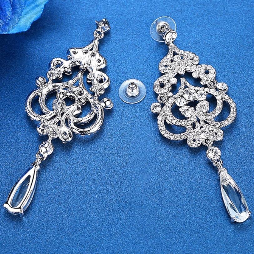 Kelsey - Rhinestone Bridal Earrings
