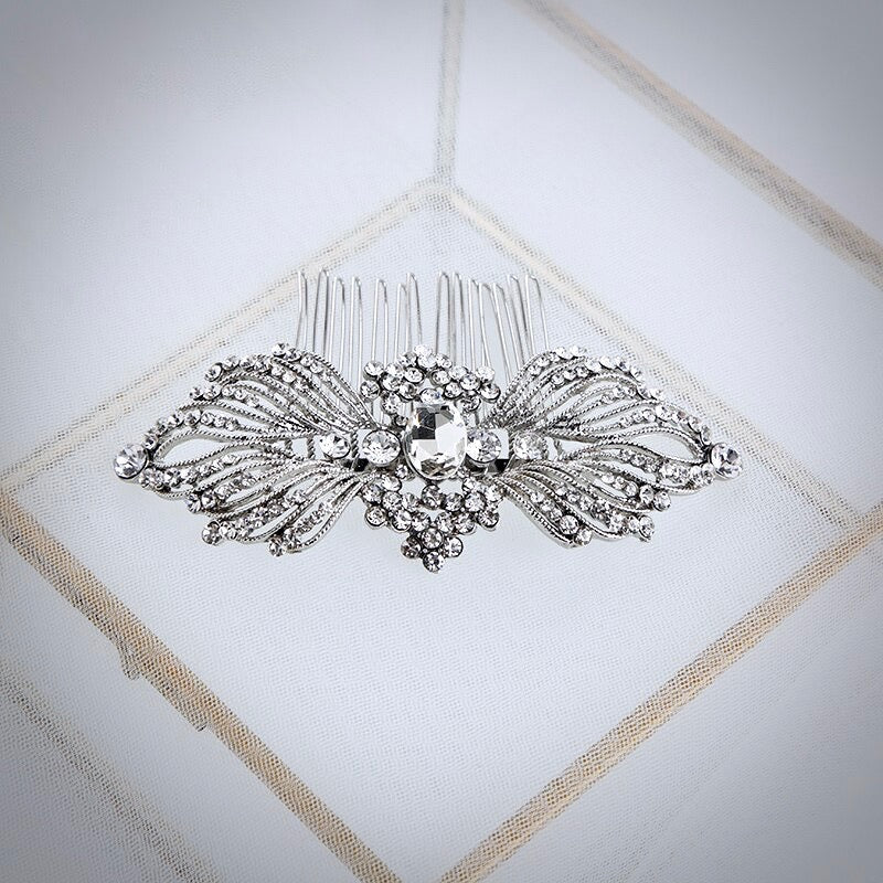 Tessa - Vintage Crystal Bridal Hair Comb