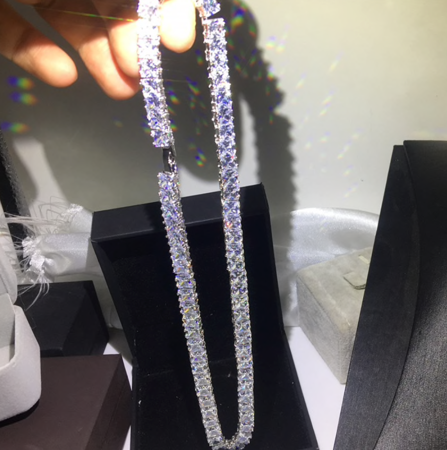 Tasha - Silver Cubic Zirconia Bridal Three-Piece Jewelry Set