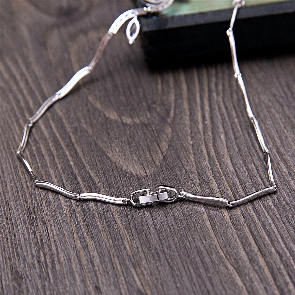 Darla - Silver Cubic Zirconia Bridal Jewelry Set