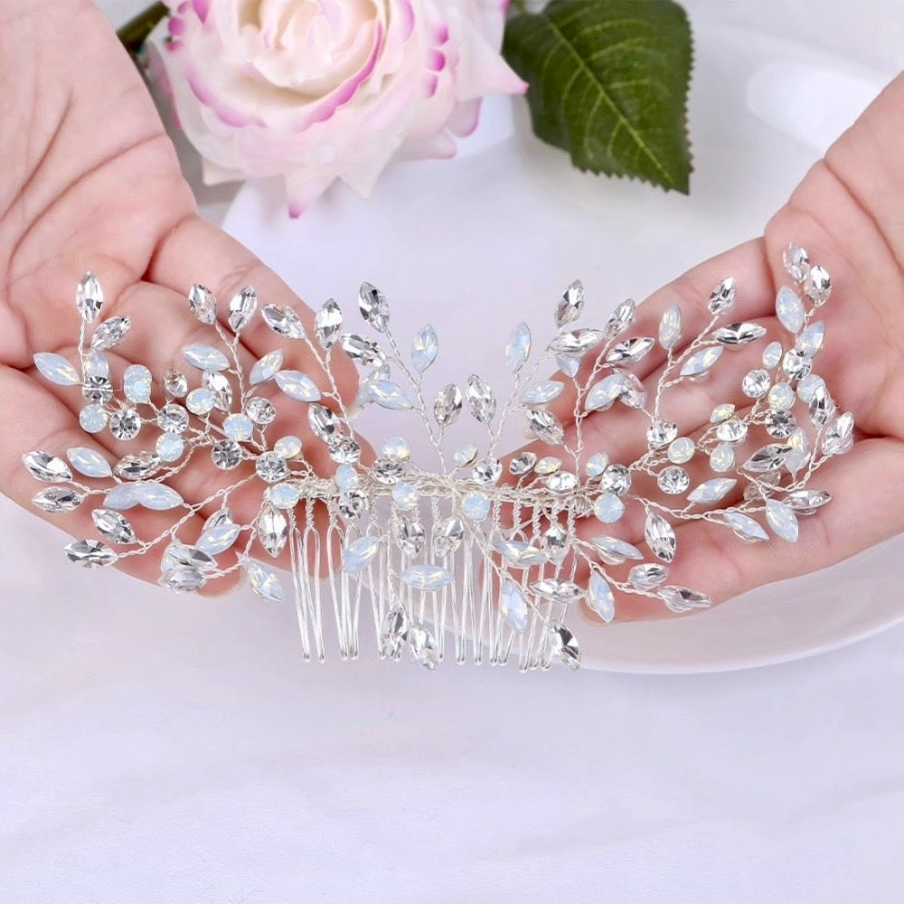 "Frida" - Opal Bridal Hair Comb