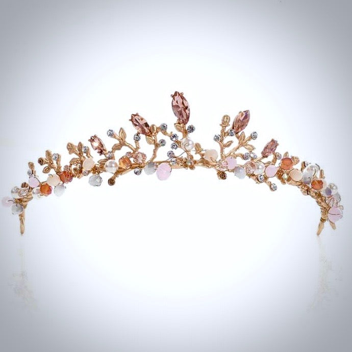Delilah - Bohemian Gold Bridal Tiara