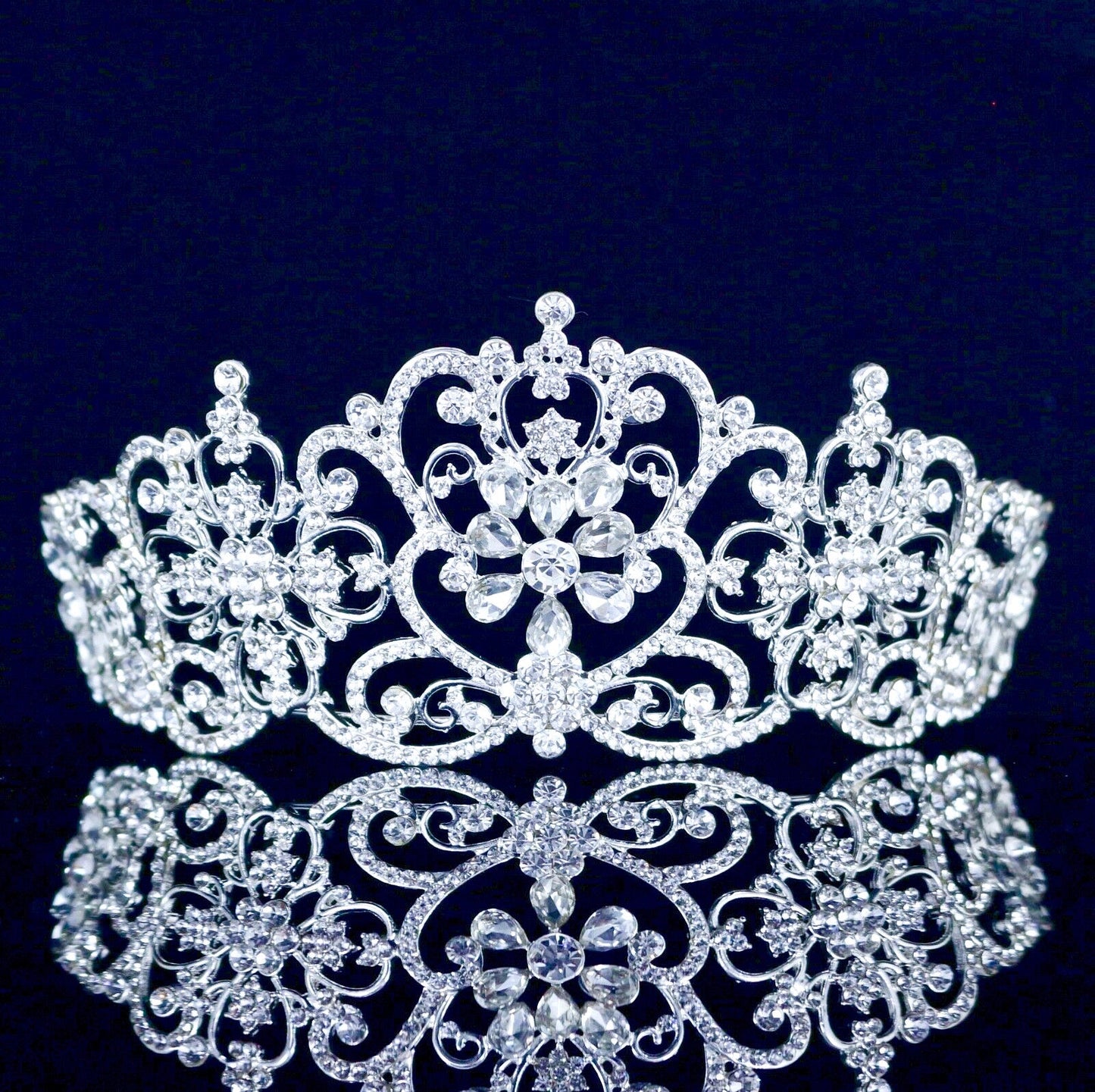 "Quinn" - Wedding Crystal Tiara
