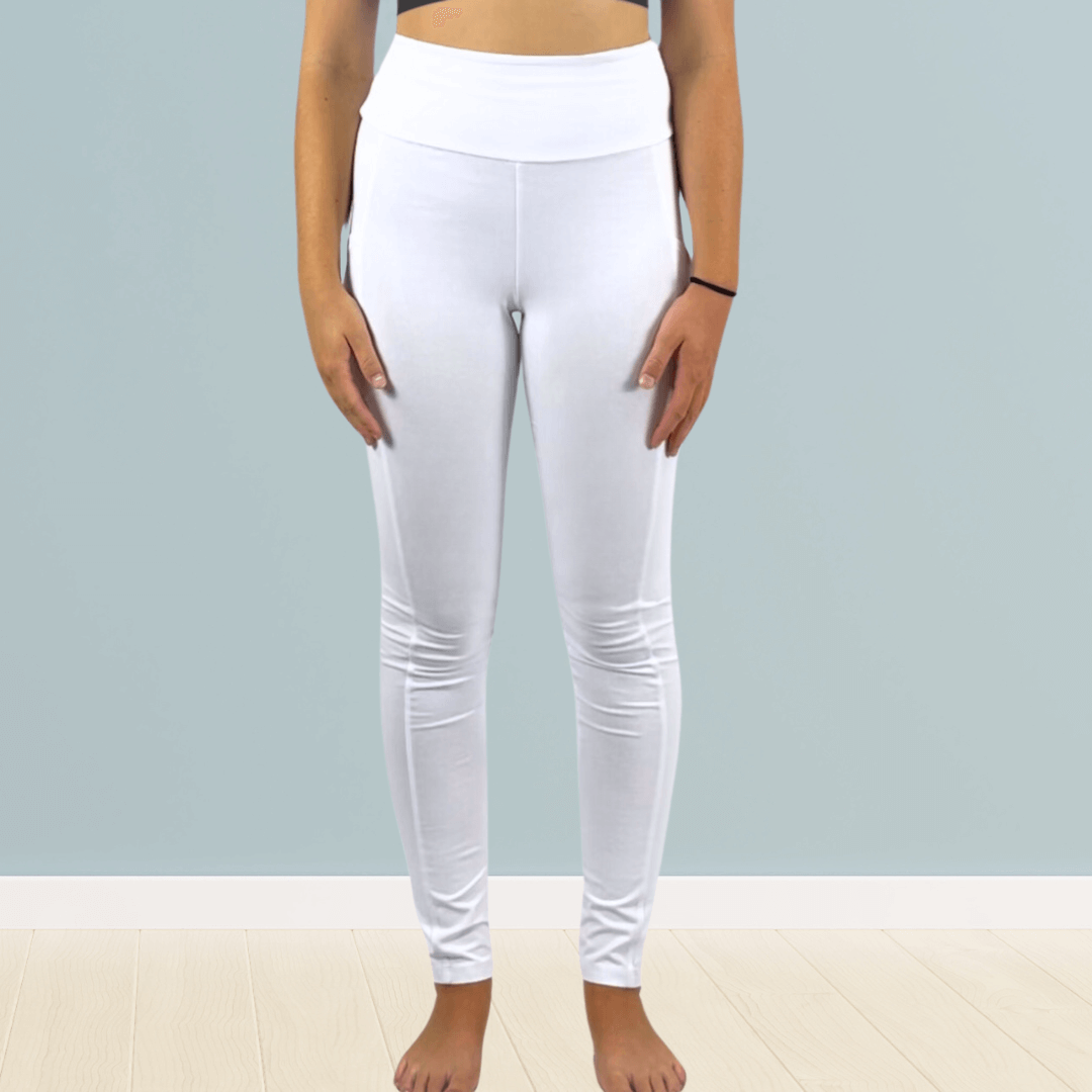 A Perfect Fit Solid Pocket Leggings Made in USA