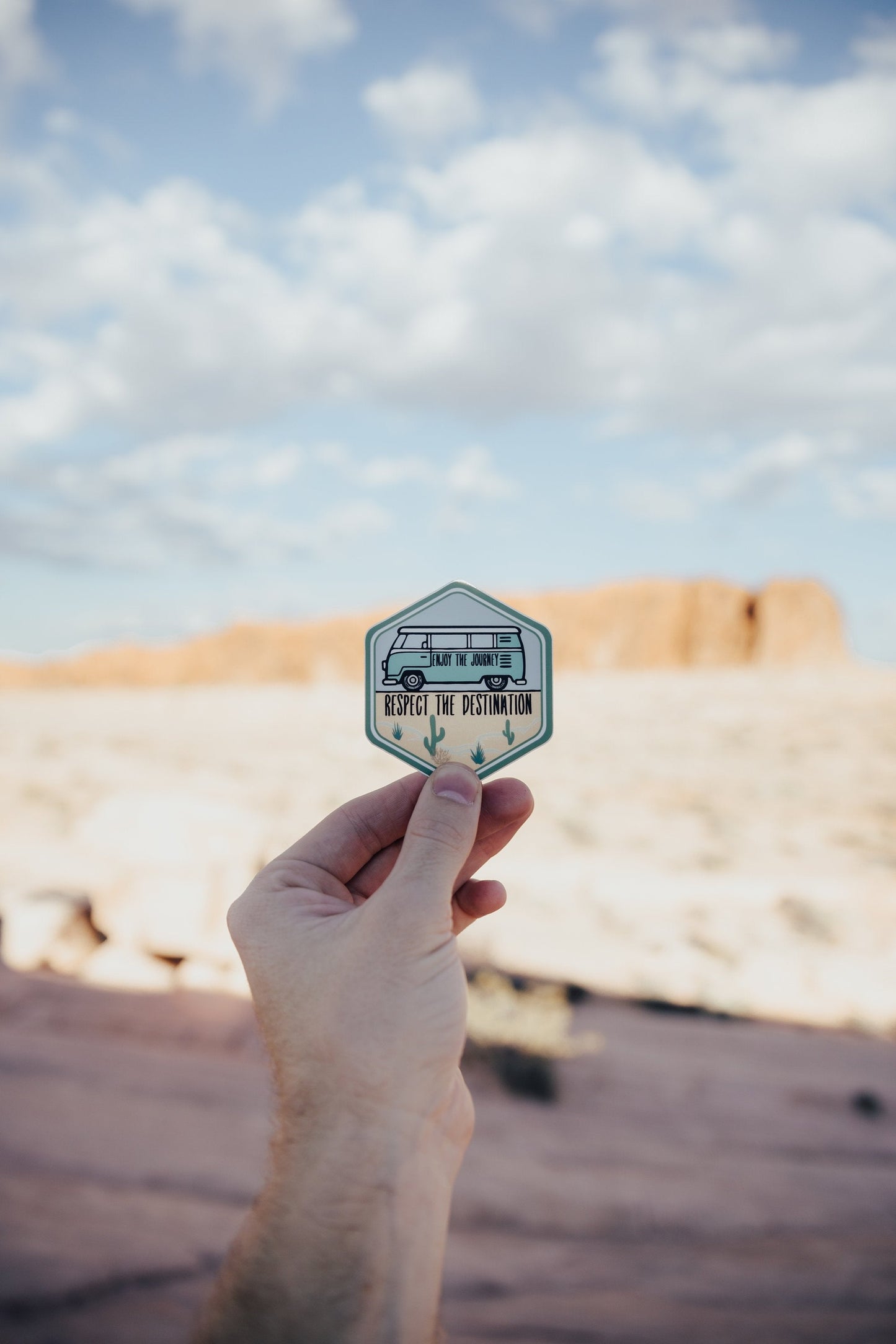 Bus Destination Sticker (Desert)