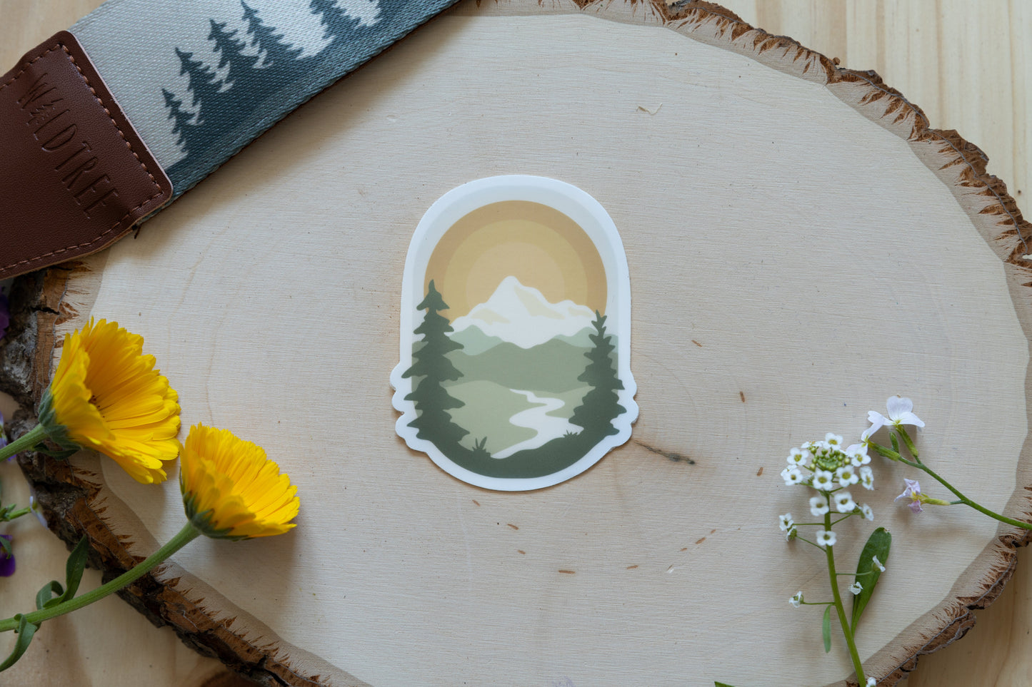 Mountain Morning Sticker