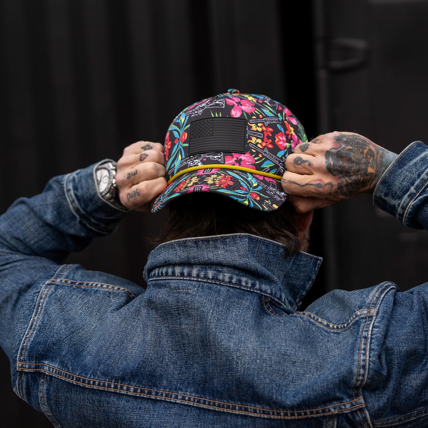 American Flag PVC Waterproof Weekender Snapback
