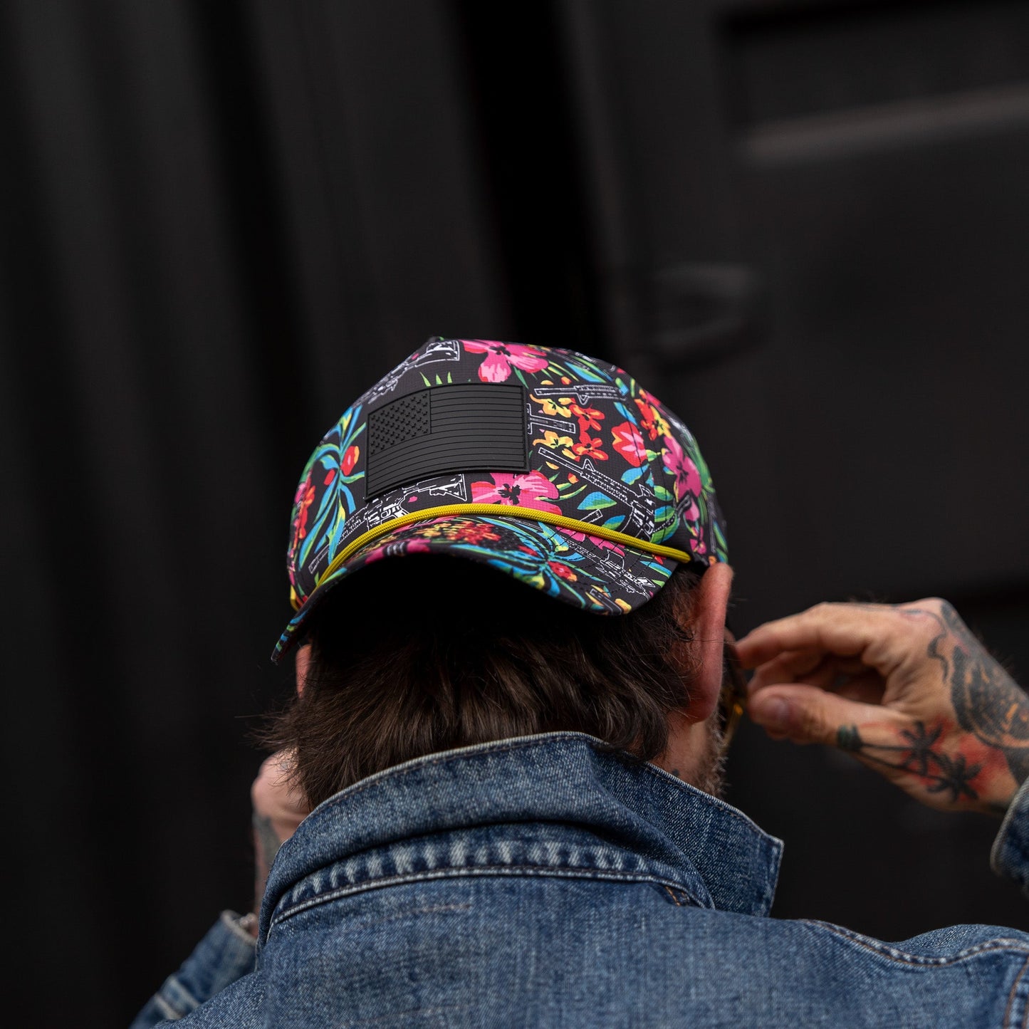 American Flag PVC Waterproof Weekender Snapback