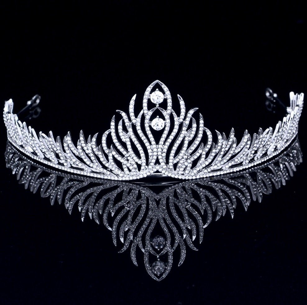 "Terri" - Wedding Cubic Zirconia Tiara