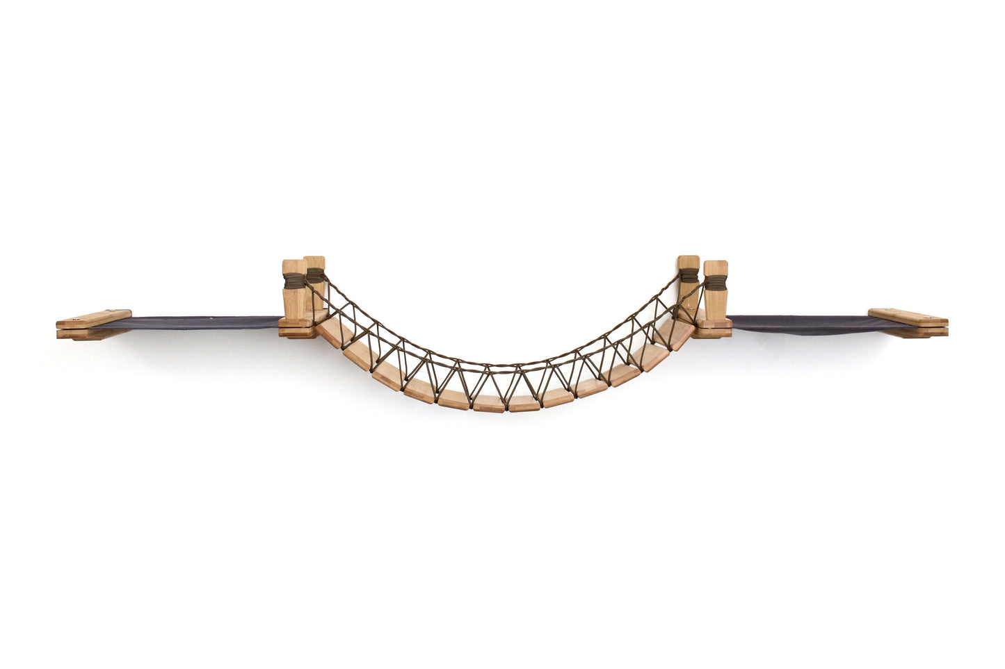 Double Cat Hammock and Climbing Bridge Combo
