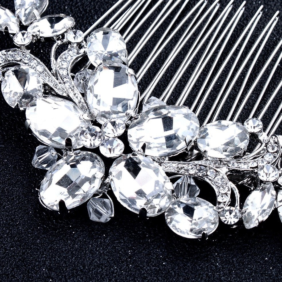 "Sarah" - Austrian Crystal Bridal Hair Comb