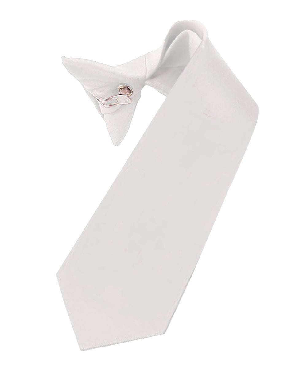 Vittorio Farina Boy's Satin Clip Necktie