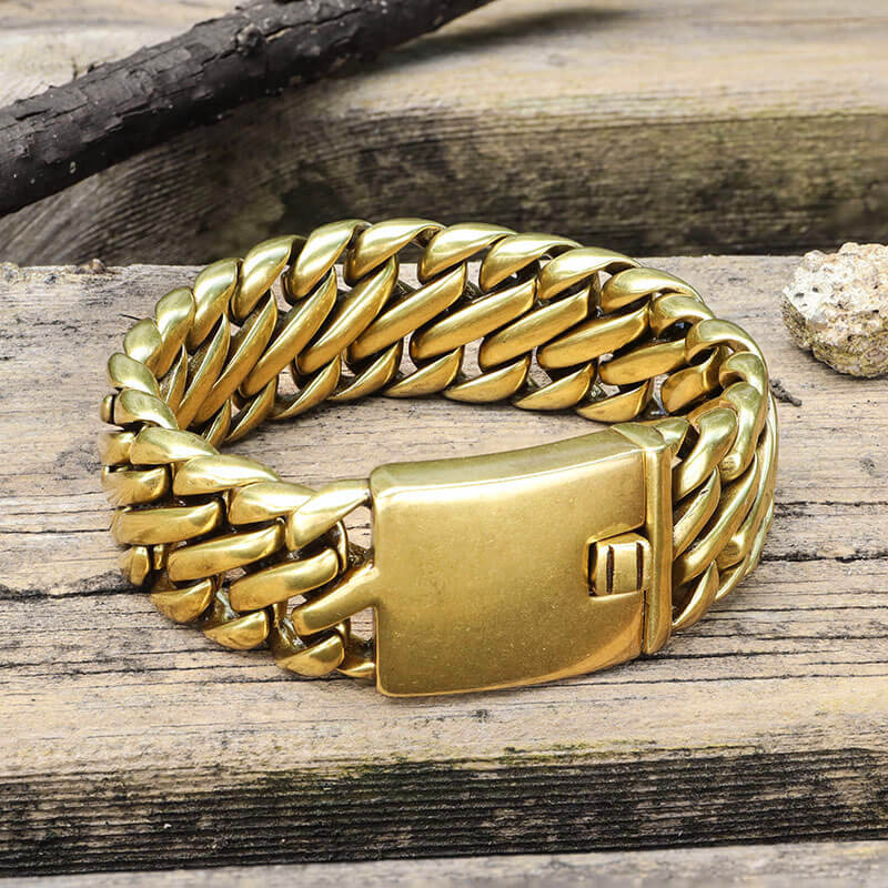 Bronze Color Stainless Steel Bracelet