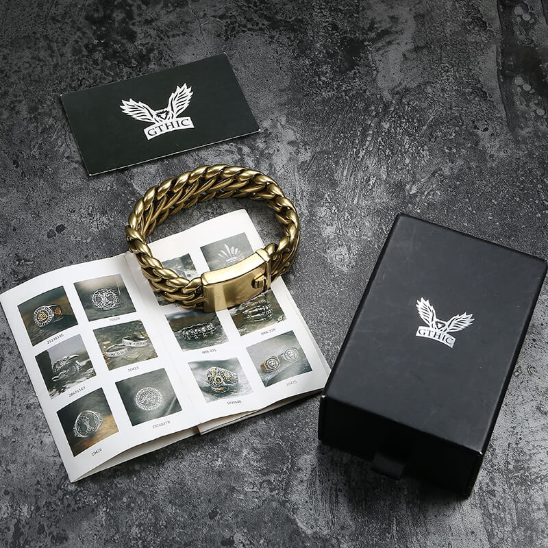 Bronze Color Stainless Steel Bracelet