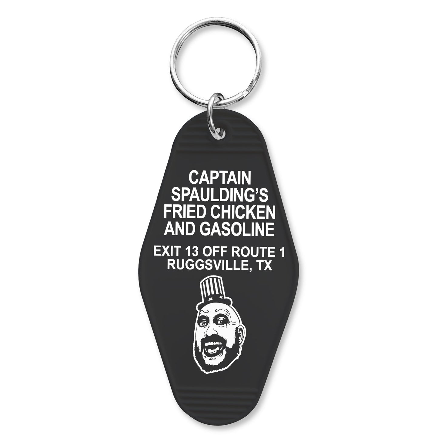 Captain Spaulding's Fried Chicken and Gasoline Keychain