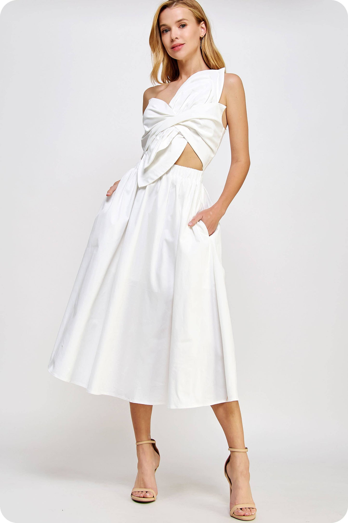 Knotted Bow Dress in color options