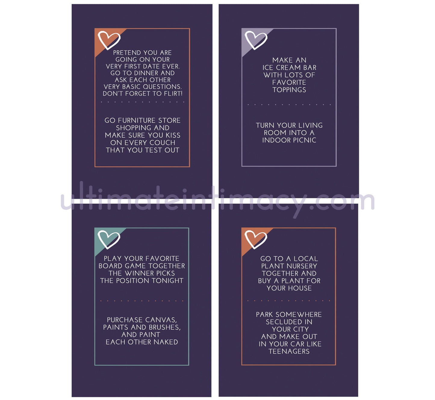 over 150+ date night ideas card box to strengthen your relationship