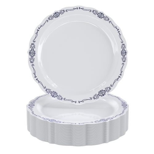 White/Navy Victorian Combo Set | 160 10 In. + 160 7.5 In.