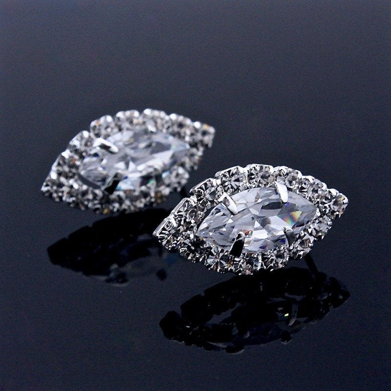 Margaret - Crystal Bridal Necklace and Earrings Set