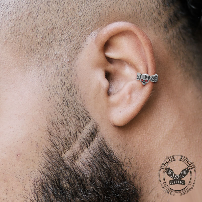 Free Soul Stainless Steel Biker Ear Cuffs