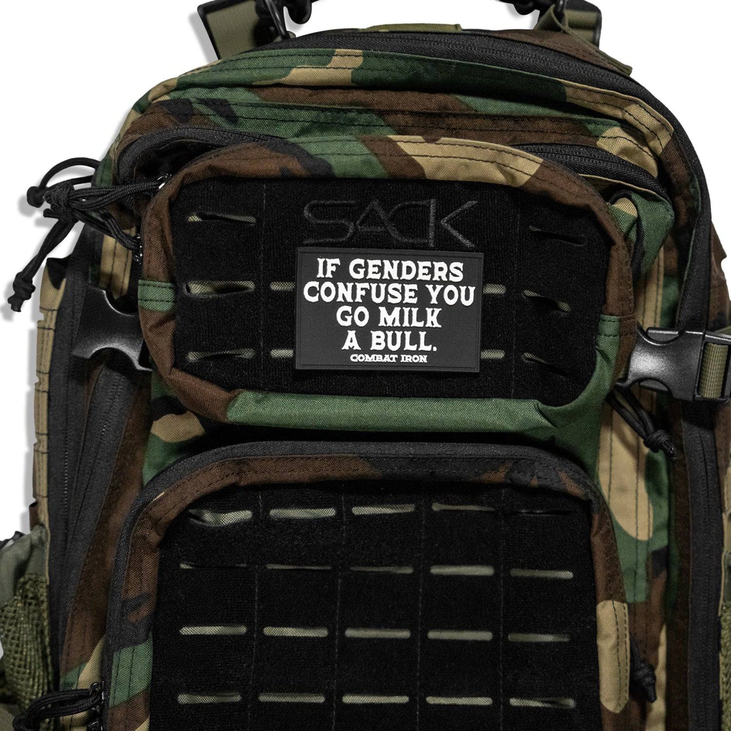 If Genders Confuse You, Go Milk a Bull PVC Patch