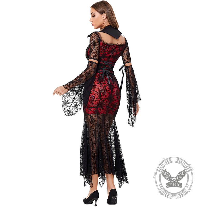 Gothic Vampire Witch Halloween Costume