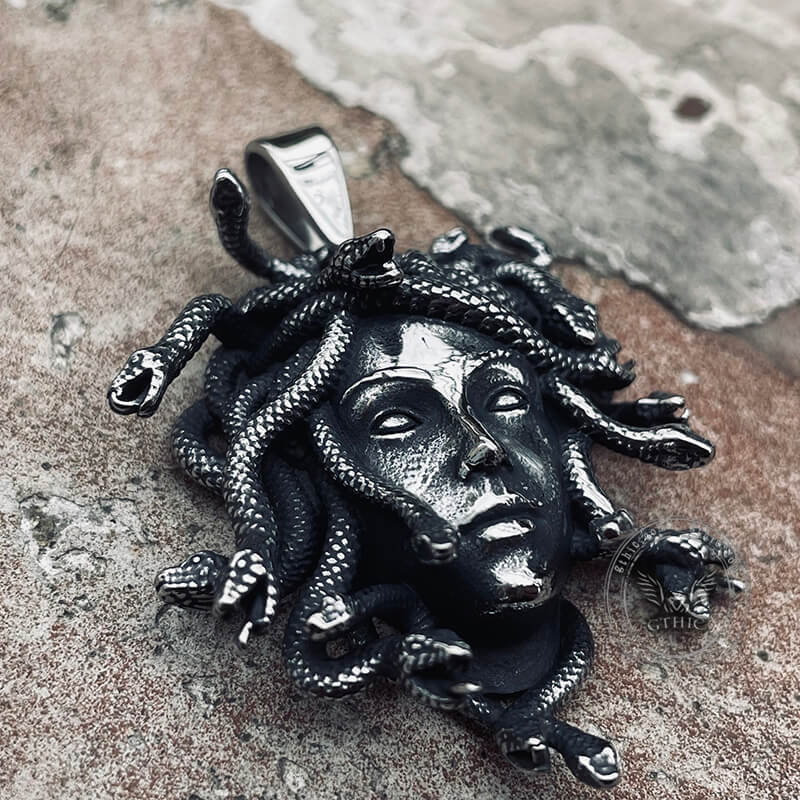 Greek Medusa Stainless Steel Pendant