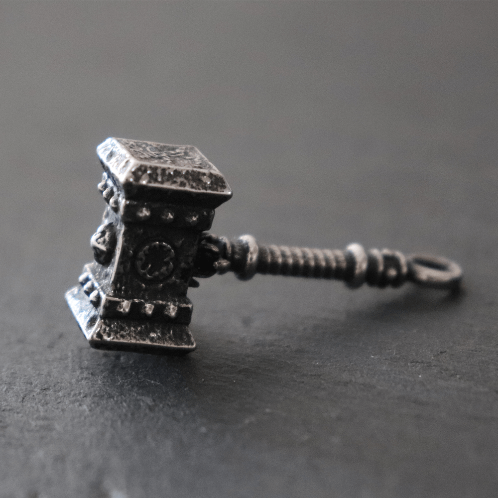 Doomhammer World Of Warcraft Stainless Steel Viking Pendant
