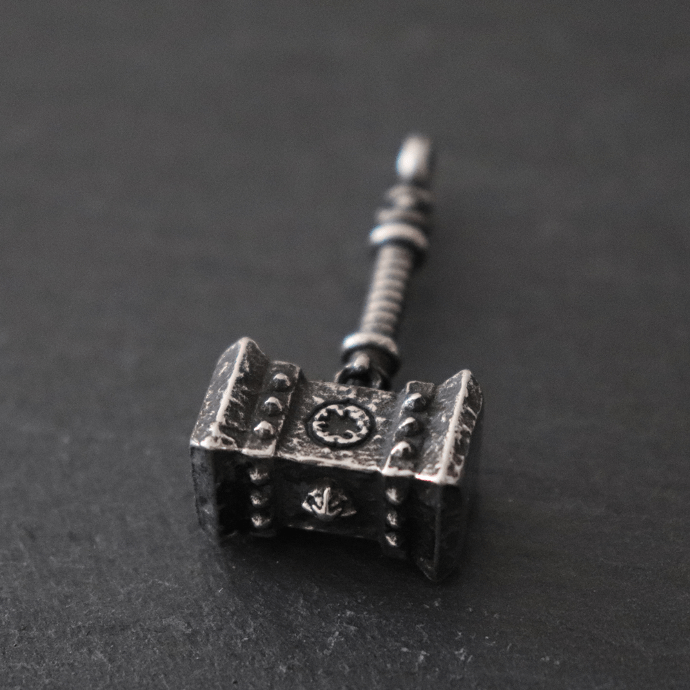 Doomhammer World Of Warcraft Stainless Steel Viking Pendant