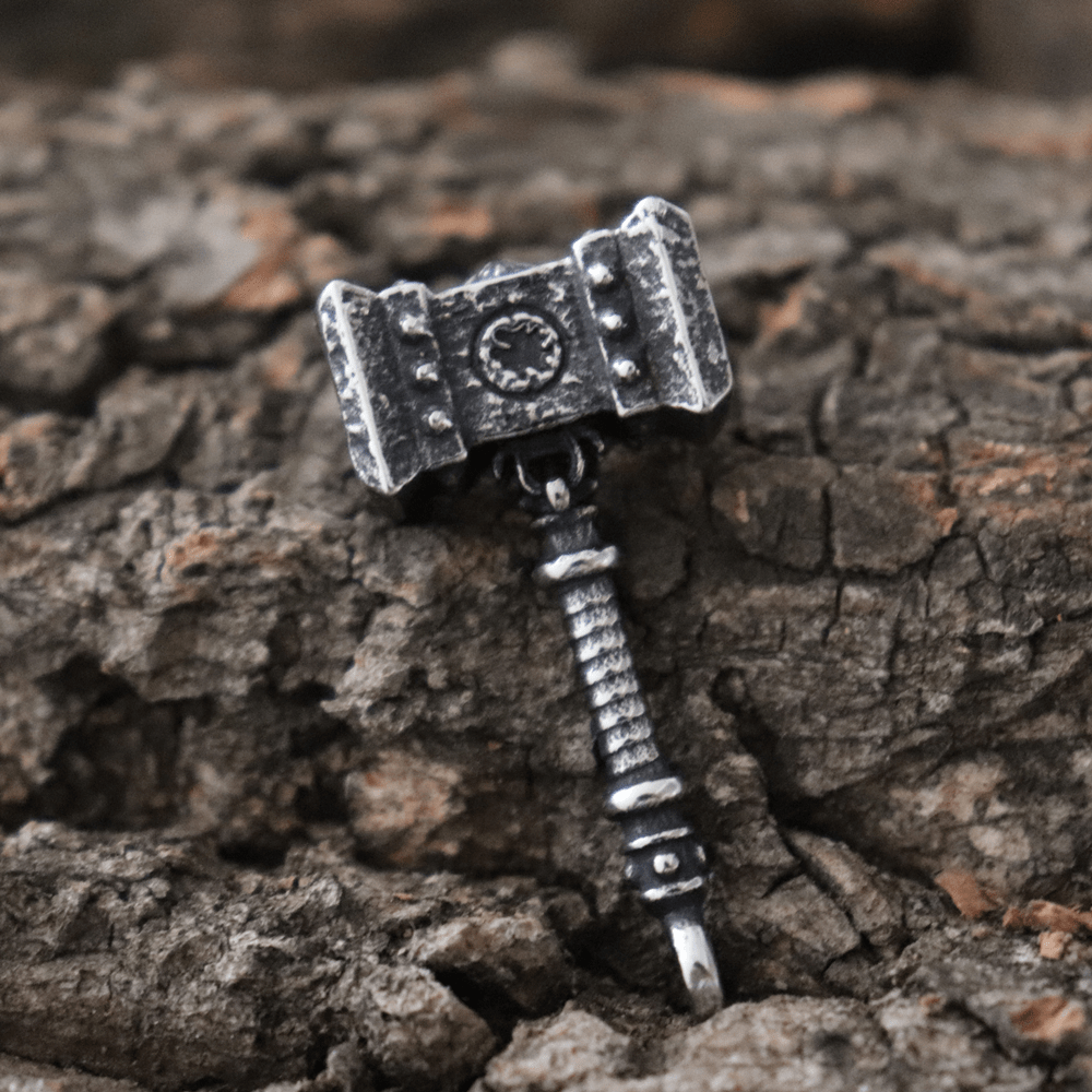 Doomhammer World Of Warcraft Stainless Steel Viking Pendant