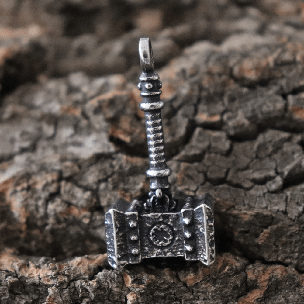 Doomhammer World Of Warcraft Stainless Steel Viking Pendant