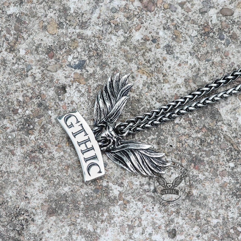 Gthic Logo Design Stainless Steel Pendant