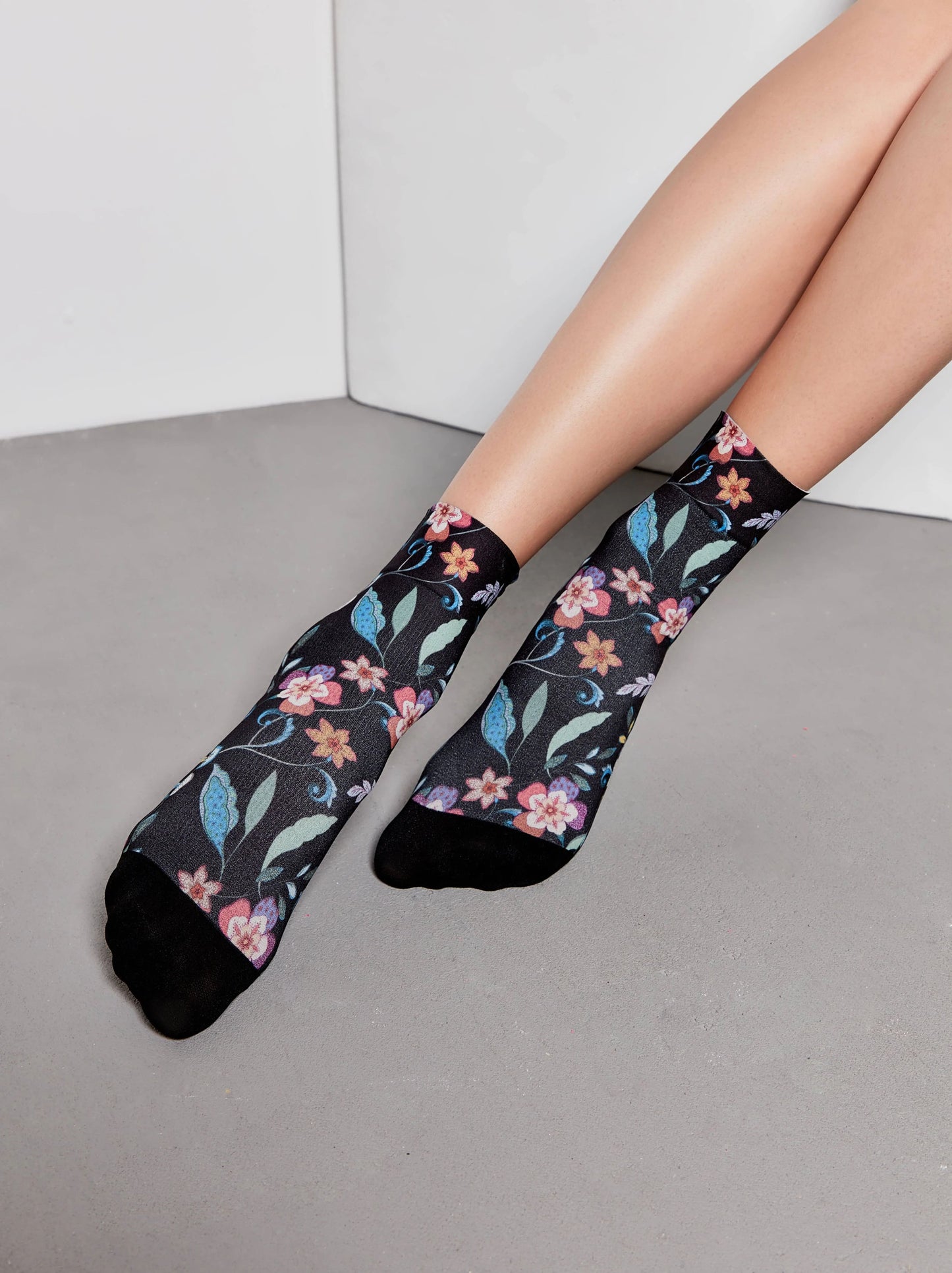 Copy of Socks Conte Fantasy 905 - Flowers