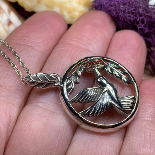 Tropical Hummingbird Necklace