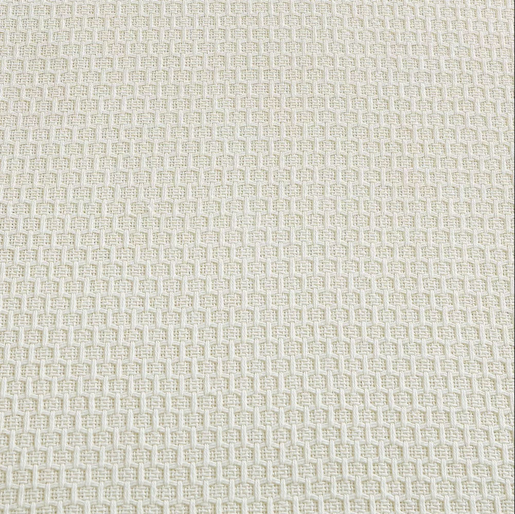 Homvare Full/Queen Super Soft Cotton Basket Weave Blanket/Throw 90" x 90"