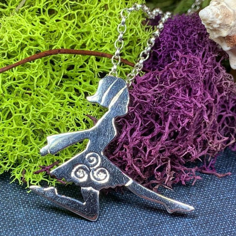 Silver Irish Dancer Necklace