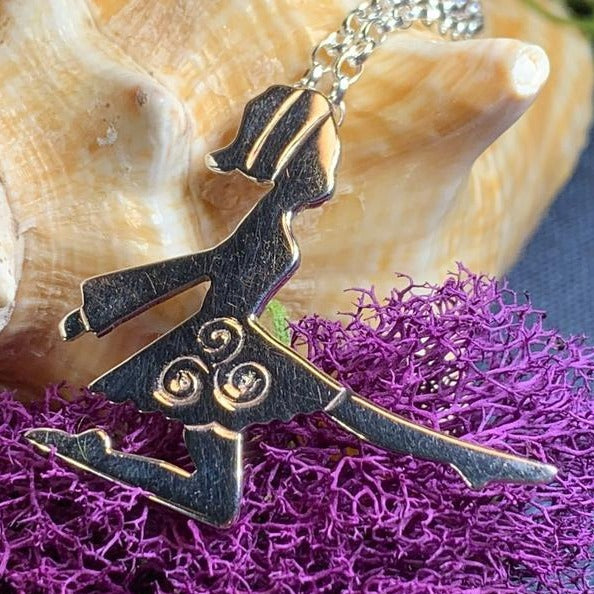 Silver Irish Dancer Necklace