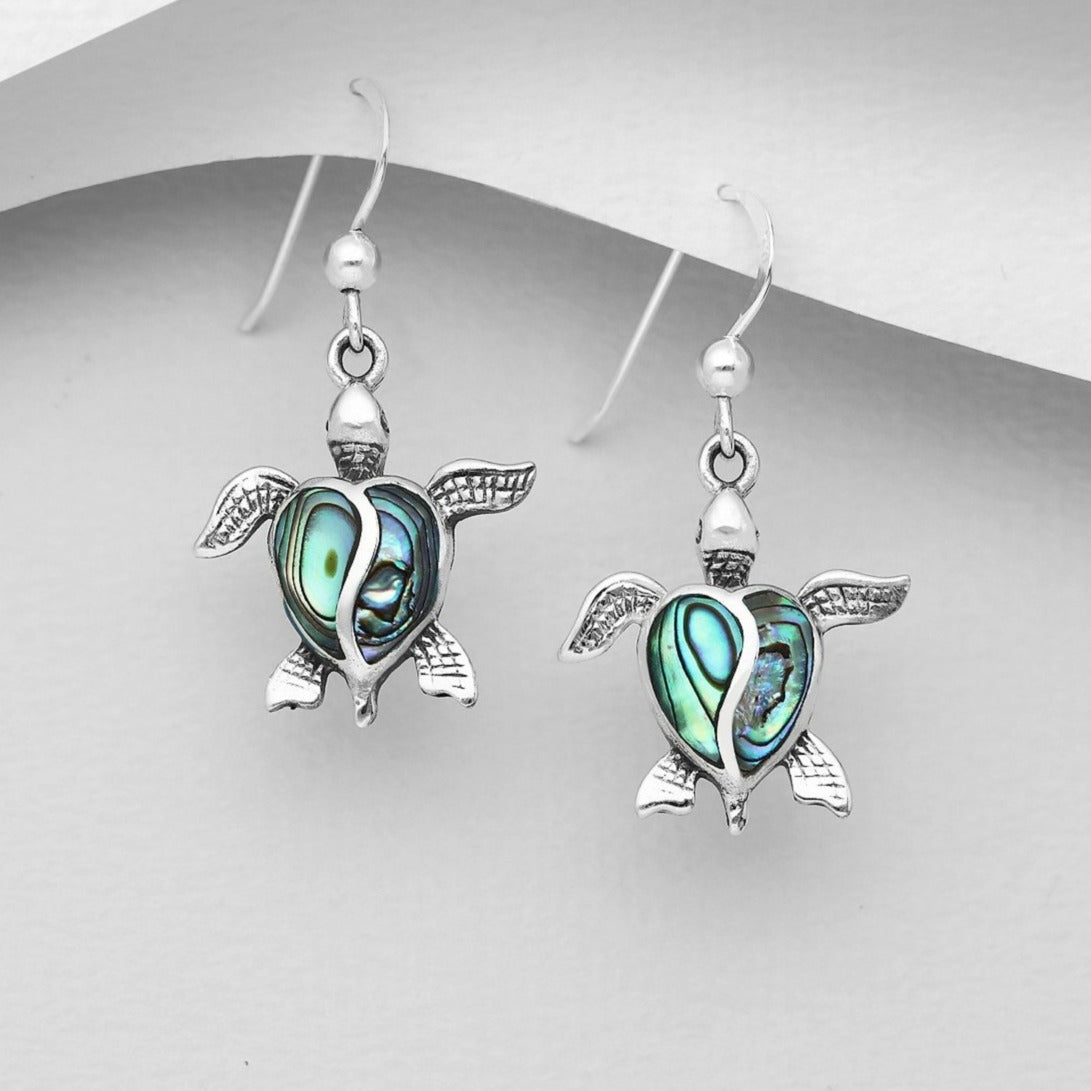 Farraige Turtle Love Earrings