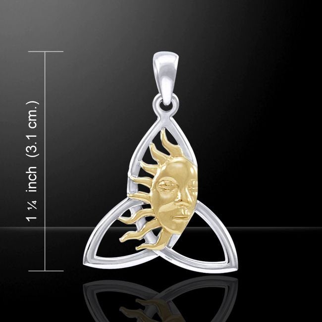 Trinity Knot Sun Necklace
