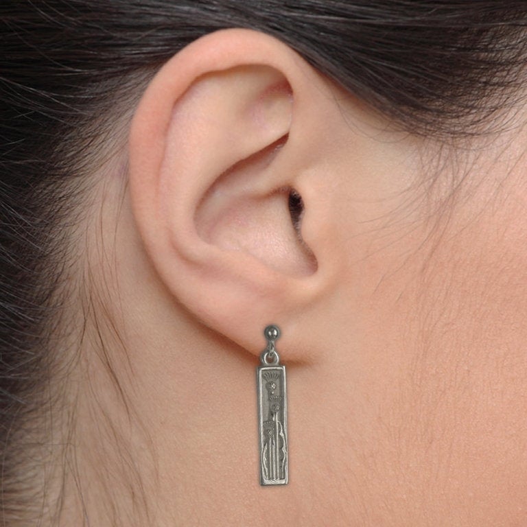 Ella Triple Thistle Earrings
