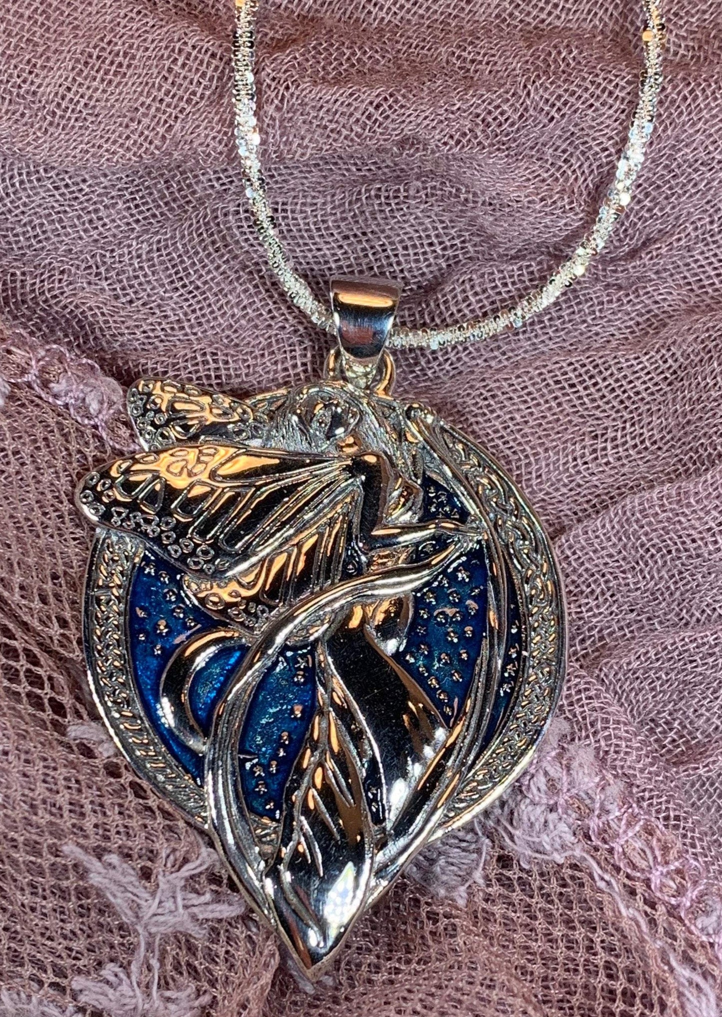 Blue Fairy Necklace